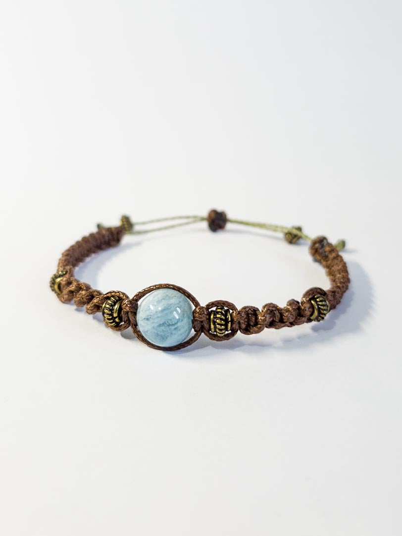 Bracelet with Aquamarine