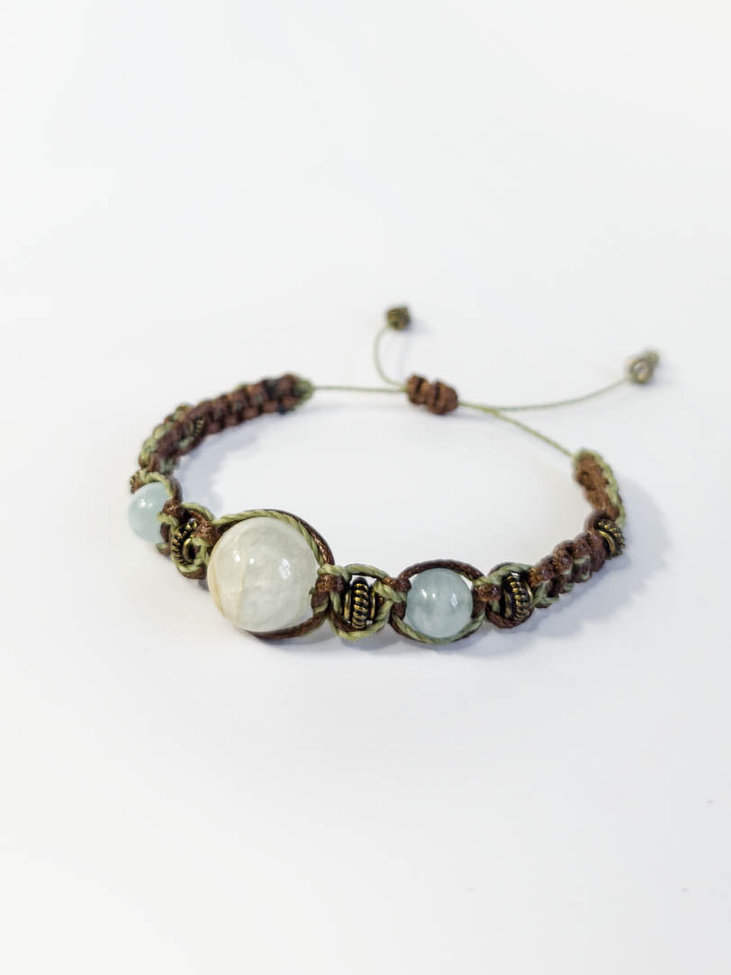 Triple Aquamarine Bracelet