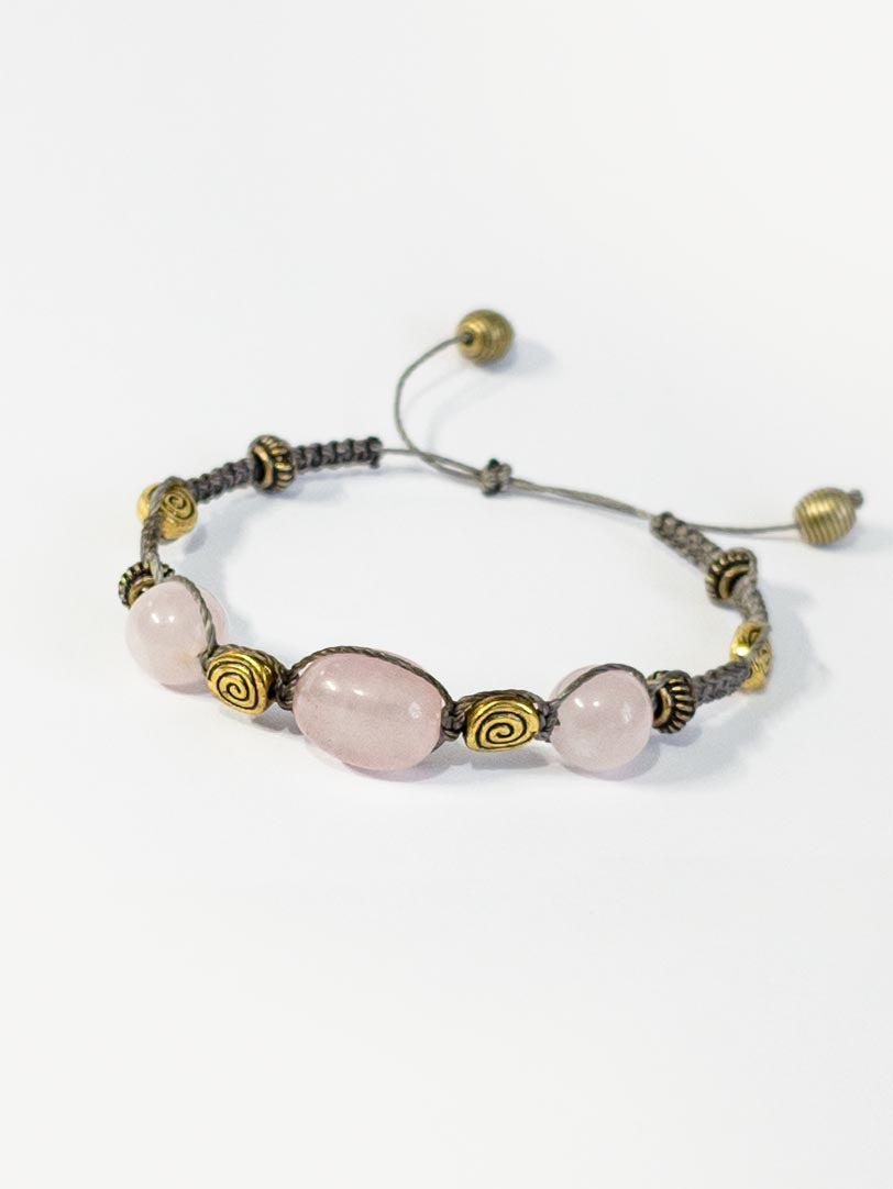 Cor Spirandi, Bracelet with Rose Quartz