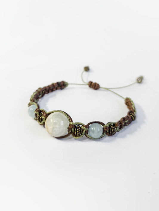 Triple Aquamarine Bracelet